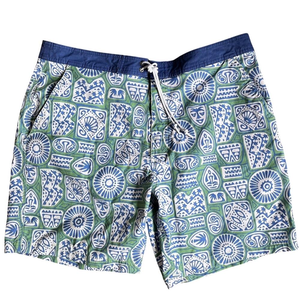Kanvas by Katin Heritage Collection Board Shorts Swim Trunks Jade Surf 36